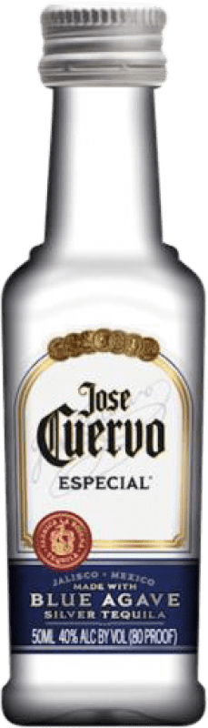 4,95 € 送料無料 | テキーラ José Cuervo Blanco — 白 メキシコ ミニチュアボトル 5 cl
