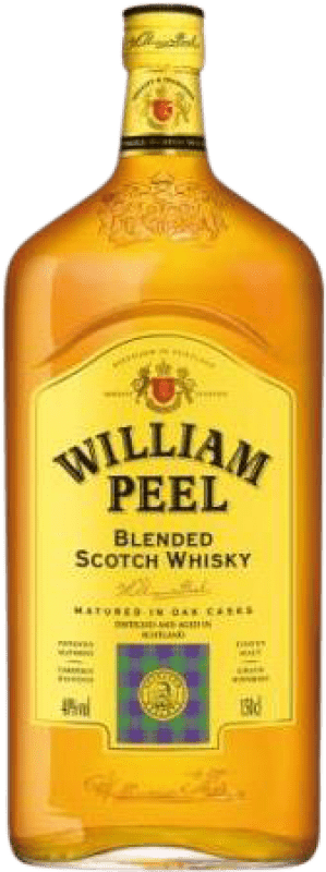 24,95 € 免费送货 | 调和威士忌 William Peel William Peel 苏格兰 英国 特殊瓶 1,5 L
