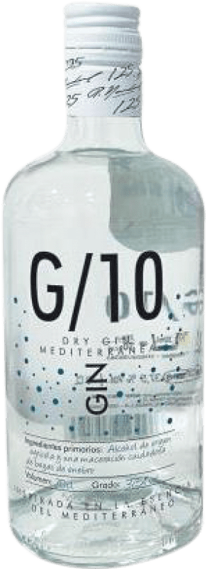 12,95 € Envío gratis | Ginebra Gin G10 España 70 cl