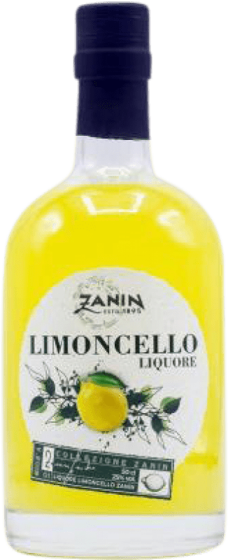 12,95 € Envío gratis | Limoncello Zanin Viola Italia Botella Medium 50 cl