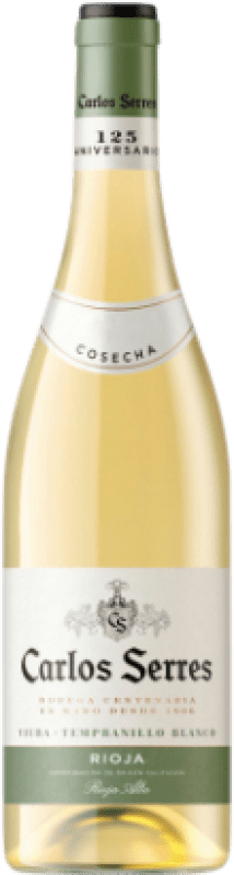 7,95 € Envio grátis | Vinho Branco Carlos Serres D.O.Ca. Rioja La Rioja Espanha 75 cl