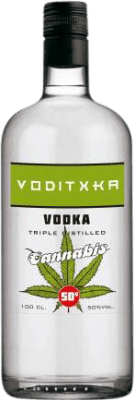 18,95 € Kostenloser Versand | Wodka Voditxka 50º Spanien 1 L Cannabis