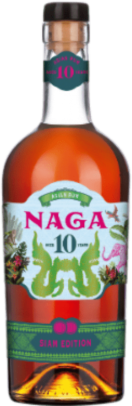 31,95 € 免费送货 | 朗姆酒 Naga Siam 限量版 马提尼克 10 岁 70 cl