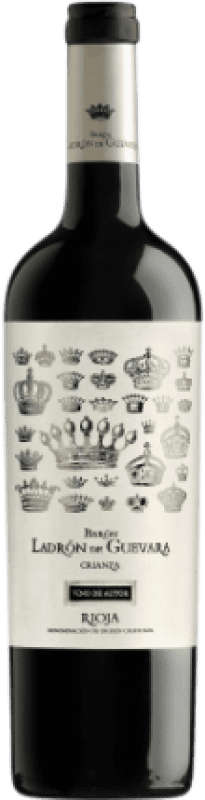 19,95 € Spedizione Gratuita | Vino Rosso Celler Vallvé & Guevara Ladrón Vino de Autor — Vino d'Autore Crianza — Invecchiato in Botte D.O.Ca. Rioja La Rioja Spagna Tempranillo, Graciano 75 cl