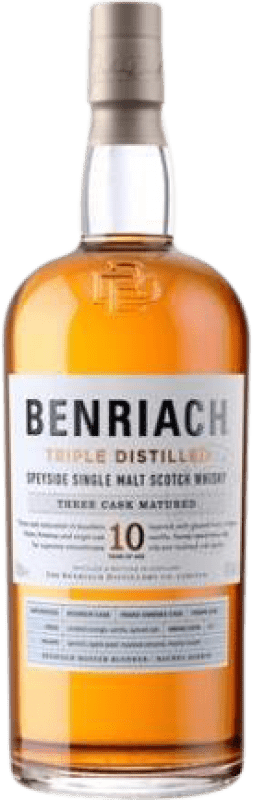 72,95 € 送料無料 | シングルモルトウイスキー The Benriach Triple Distilled イギリス 10 年 70 cl