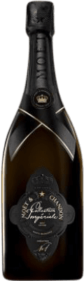 328,95 € Бесплатная доставка | Белое игристое вино Moët & Chandon Imperial — Имперский, Collection — Коллекция A.O.C. Champagne шампанское Франция Pinot Noir — Пино Нуар, Chardonnay — Шардоне, Pinot Meunier — Пино Менье 75 cl