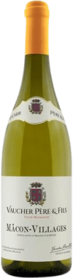 19,95 € 送料無料 | 白ワイン Vaucher Père & Fils A.O.C. Mâcon ブルゴーニュ フランス Chardonnay — シャルドネ 75 cl