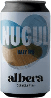 5,95 € 送料無料 | ビール L'Albera Nugul Artesanal — 手作り スペイン 缶 33 cl
