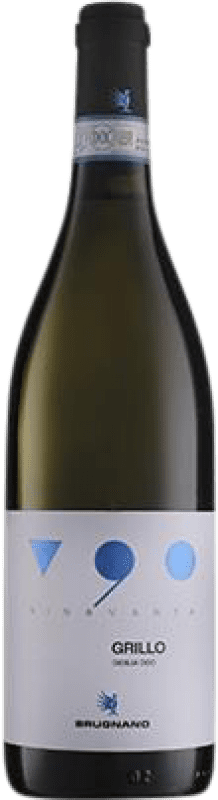 13,95 € 送料無料 | 白ワイン Cantine Brugnano V90 D.O.C. Sicilia シチリア島 イタリア Grillo — グリッロ 75 cl