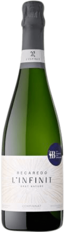 25,95 € Envío gratis | Espumoso Blanco Recaredo L'Infinit Brut Nature Corpinnat Cataluña España Garnacha, Malvasía, Macabeo, Xarel·lo 75 cl