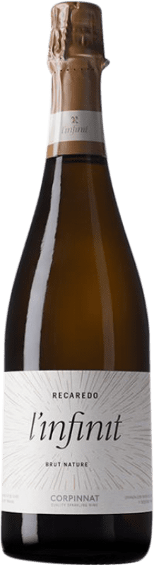 25,95 € 送料無料 | 白のスパークリングワイン Recaredo L'Infinit Brut Nature — ブリュット・ナチュール Corpinnat カタロニア スペイン Garnacha — グルナッシュ, Malvasia — マルヴァジア, Macabeo — マカベオ, Xarel·lo — チャレッロ 75 cl