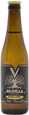 7,95 € Envío gratis | Licor de Hierbas Valhalla Doble España Botellín Tercio 33 cl Hidromiel