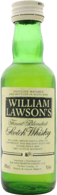 6,95 € Envoi gratuit | Whisky Blend William Lawson's Royaume-Uni Mini-Bouteille 5 cl