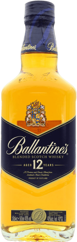 21,95 € 免费送货 | 调和威士忌 Ballantine's 英国 12 岁 中瓶装 50 cl
