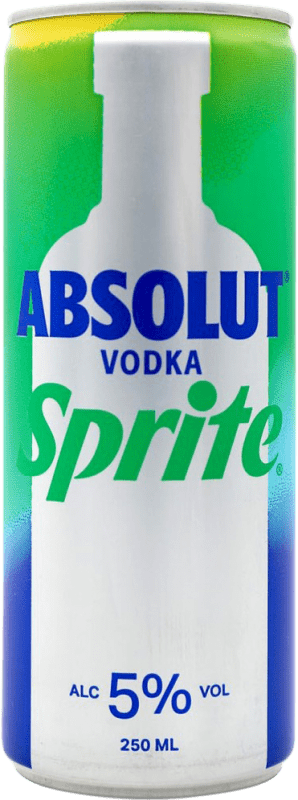 4,95 € Бесплатная доставка | Миксер Absolut Sprite Швеция Жестяная банка 25 cl