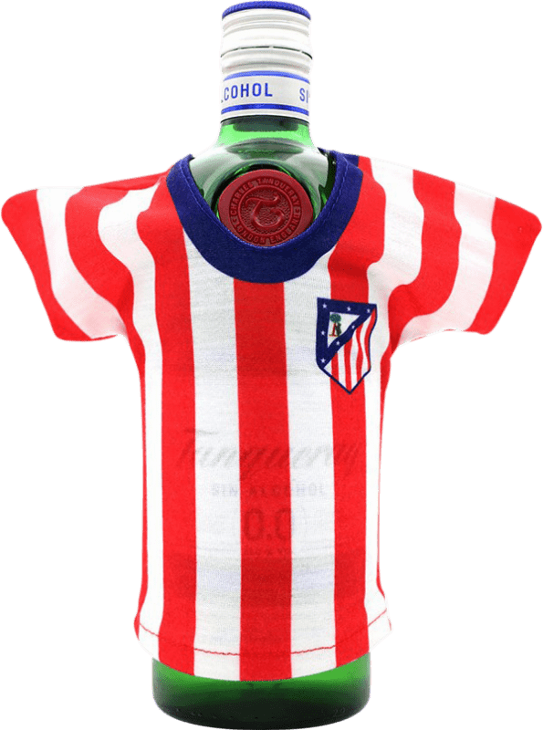 34,95 € Spedizione Gratuita | Genever Gin Tanqueray Atlético de Madrid Edizione Limitata Regno Unito 70 cl 0.0 Zero Zero Senza Alcol