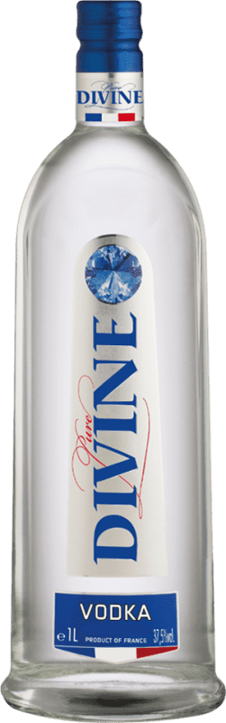 17,95 € Envio grátis | Vodka Jelzin Divine Pure — Puro França 1 L