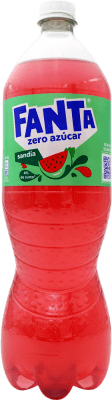 5,95 € Envío gratis | Refrescos Fanta Zero Sin Azúcar España 1 L Sandía