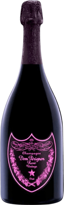 7 333,95 € Бесплатная доставка | Розовое игристое вино Moët & Chandon Dom Pérignon Rosé — Розе, LED Luminoso — Светодиодный светильник A.O.C. Champagne шампанское Франция Pinot Noir — Пино Нуар, Chardonnay — Шардоне Бутылка Иеробоам Двойной Магнум 3 L