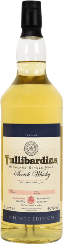 51,95 € 免费送货 | 单一麦芽威士忌 Tullibardine 1994 Vintage, 限量版 英国 70 cl