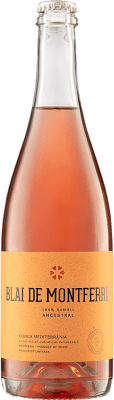 25,95 € Envio grátis | Espumante Rosé Blai de Montferri Seco Ancestral Catalunha Espanha Sumoll 75 cl