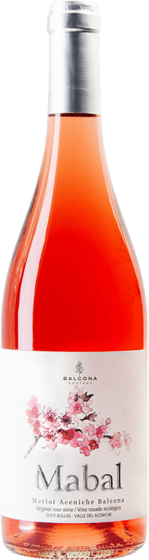 19,95 € 送料無料 | ロゼワイン Balcona Mabal Seco — 辛口 D.O. Bullas ムルシア地方 スペイン Merlot — メルロー Bio — Eco エコ ビオ オーガニック 75 cl