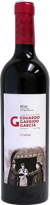 15,95 € 免费送货 | 红葡萄酒 Eduardo Garrido Crianza — 陈酿 D.O.Ca. Rioja 拉里奥哈 西班牙 Tempranillo — 丹魄, Garnacha — 歌海娜 75 cl