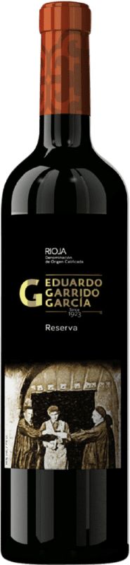 18,95 € 免费送货 | 红葡萄酒 Eduardo Garrido 珍藏 D.O.Ca. Rioja 拉里奥哈 西班牙 Tempranillo — 丹魄 75 cl