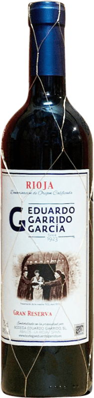 29,95 € Spedizione Gratuita | Vino Rosso Eduardo Garrido Gran Riserva D.O.Ca. Rioja La Rioja Spagna Tempranillo, Garnacha — Grenache 75 cl