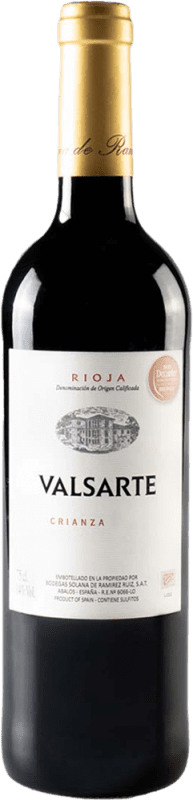 19,95 € 送料無料 | 赤ワイン Solana de Ramírez Ruiz Valsarte Seco — 辛口 Crianza — クリアンサ D.O.Ca. Rioja ラ・リオハ スペイン Tempranillo — テンプラニーリョ 75 cl