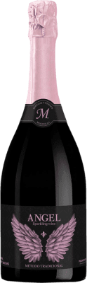 25,95 € Envio grátis | Espumante Rosé Moratalla Ángel Brut Nature — Bruto Natural Rosé D.O. Manchuela Castela-Mancha Espanha Bobal 75 cl