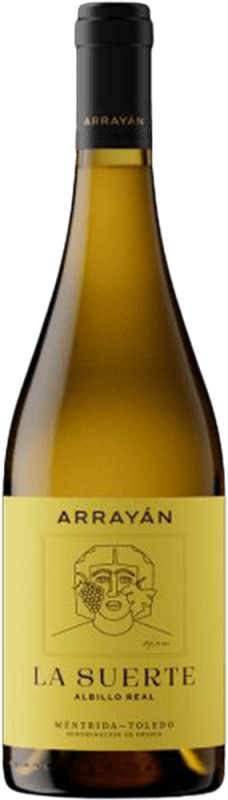 29,95 € Envío gratis | Vino Blanco Arrayán La Suerte Seco D.O. Méntrida Castilla la Mancha España Albillo 75 cl