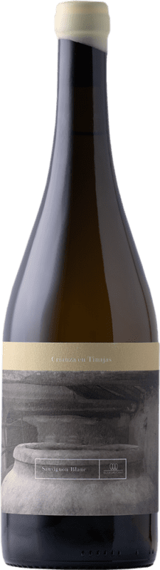 13,95 € Envio grátis | Vinho Branco Cano 1860 Tinajas Seco Ánfora — Ânfora D.O. Almansa Castela-Mancha Espanha Sauvignon Bio — Ecológico 75 cl