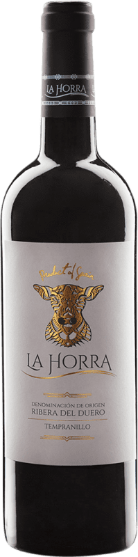 13,95 € Бесплатная доставка | Красное вино Frutos Villar La Horra Seco — Сухое Дуб D.O. Ribera del Duero Кастилия-Леон Испания Tempranillo — Темпранильо 75 cl