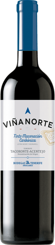 28,95 € Envio grátis | Vinho Tinto Insulares Tenerife Viña Norte Seco Maceración Carbónica — Maceração carbônica D.O. Tacoronte-Acentejo Ilhas Canárias Espanha Listán, Negramoll 75 cl