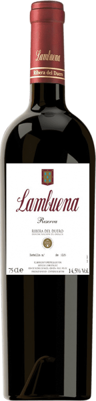 52,95 € 送料無料 | 赤ワイン Lambuena Seco — 辛口 レセルバ D.O. Ribera del Duero カスティーリャ・イ・レオン スペイン Tempranillo — テンプラニーリョ 75 cl
