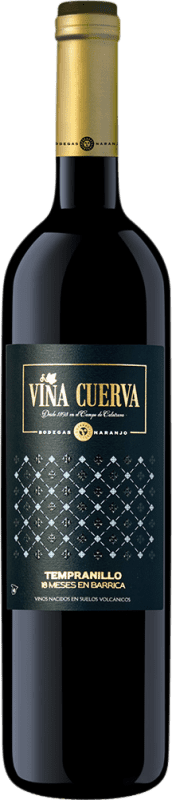 8,95 € 免费送货 | 红葡萄酒 Naranjo Viña Cuerva Seco — 干型 珍藏 D.O.P. Campo de Calatrava 卡斯蒂利亚 - 拉曼恰 西班牙 Tempranillo — 丹魄 75 cl