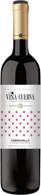 6,95 € Envio grátis | Vinho Tinto Naranjo Viña Cuerva 10 Meses Seco Barrica D.O.P. Campo de Calatrava Castela-Mancha Espanha Tempranillo 75 cl