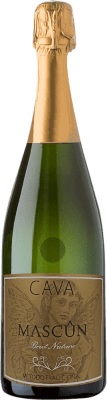 18,95 € Spedizione Gratuita | Spumante Bianco Osca Mascún Brut Nature D.O. Cava Catalogna Spagna Macabeo, Xarel·lo, Parellada 75 cl