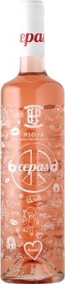 10,95 € Envio grátis | Vinho Rosé Perica 6Cepas6 Seco D.O.Ca. Rioja La Rioja Espanha Tempranillo, Garnacha — Grenache, Macabeo 75 cl