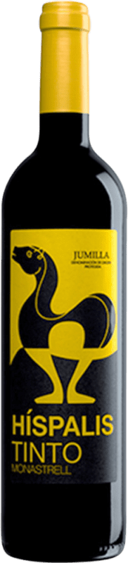 10,95 € 免费送货 | 红葡萄酒 Salzillo Híspalis Seco — 干型 D.O. Jumilla 穆尔西亚地区 西班牙 Monastrell — 莫纳斯特雷尔 75 cl Vegan — 纯素