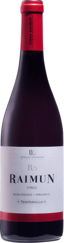 12,95 € 送料無料 | 赤ワイン Sinforiano Raimun 5 Meses Seco — 辛口 D.O. Cigales カスティーリャ・イ・レオン スペイン Tempranillo — テンプラニーリョ Eco — エコ ビオ オーガニック 75 cl