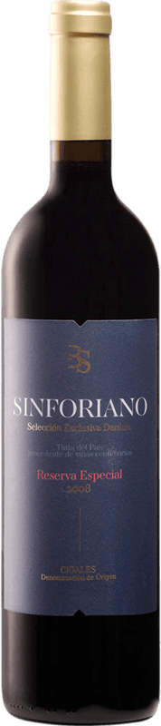36,95 € Envío gratis | Vino Tinto Sinforiano Daniela Seco Especial Reserva D.O. Cigales Castilla y León España Tempranillo, Albillo 75 cl