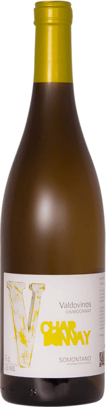 10,95 € 免费送货 | 白葡萄酒 Valdovinos Seco — 干型 D.O. Somontano 阿拉贡 西班牙 Chardonnay — 莎当妮 75 cl
