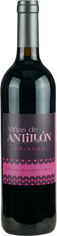 9,95 € Spedizione Gratuita | Vino Rosso Valdovinos Viñas de Antillón Seco — Secco Crianza — Invecchiato in Botte D.O. Somontano Aragona Spagna Merlot, Cabernet Sauvignon 75 cl