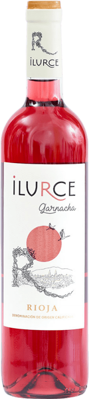 10,95 € 免费送货 | 桃红葡萄酒 Ilurce Seco — 干型 D.O.Ca. Rioja 拉里奥哈 西班牙 Garnacha — 歌海娜 75 cl