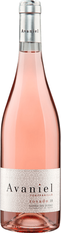12,95 € Free Shipping | Rosé Wine Monteabellón Avaniel Seco — Dry D.O. Ribera del Duero Castilla y León Spain Tempranillo 75 cl Vegan