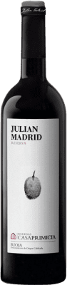 31,95 € 送料無料 | 赤ワイン Casa Primicia Julián Madrid Seco — 辛口 レセルバ D.O.Ca. Rioja ラ・リオハ スペイン Tempranillo — テンプラニーリョ 75 cl