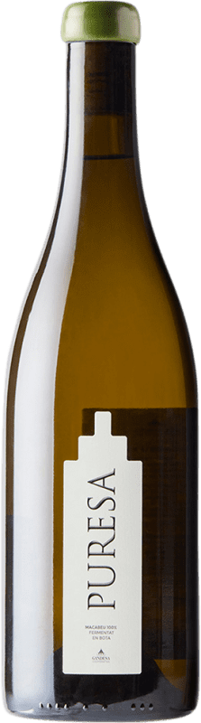 35,95 € Kostenloser Versand | Weißwein Gandesa Puresa Seco — Trocken D.O. Terra Alta Katalonien Spanien Macabeo Bio — Nachhaltig 75 cl