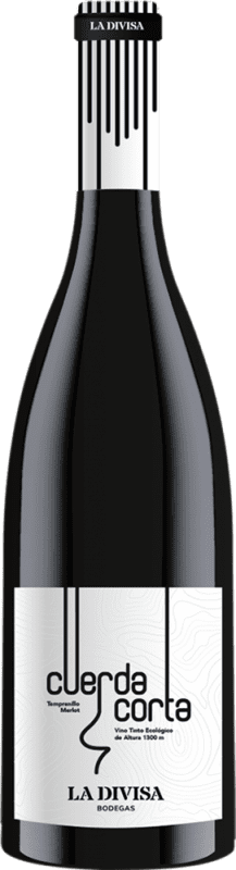 27,95 € 送料無料 | 赤ワイン La Divisa Cuerda Corta Seco — 辛口 アンダルシア スペイン Tempranillo — テンプラニーリョ, Merlot — メルロー Bio — Eco エコ ビオ オーガニック 75 cl Vegan — ヴィーガン